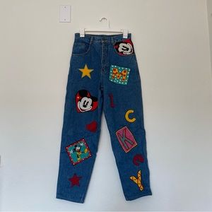 Rare Vintage Mickey Jeans Size 27